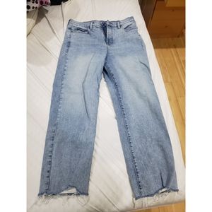 GAP Distressed Mom Jeans